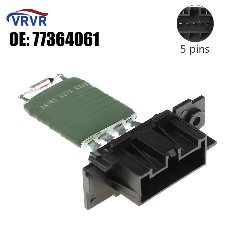 77364061 Car Heater Motor Blower Resistor Fits For Citroen Peugeot Alfa Romeo Jumper Boxer Fiat Ducato 13248240 6845796 6450.XR