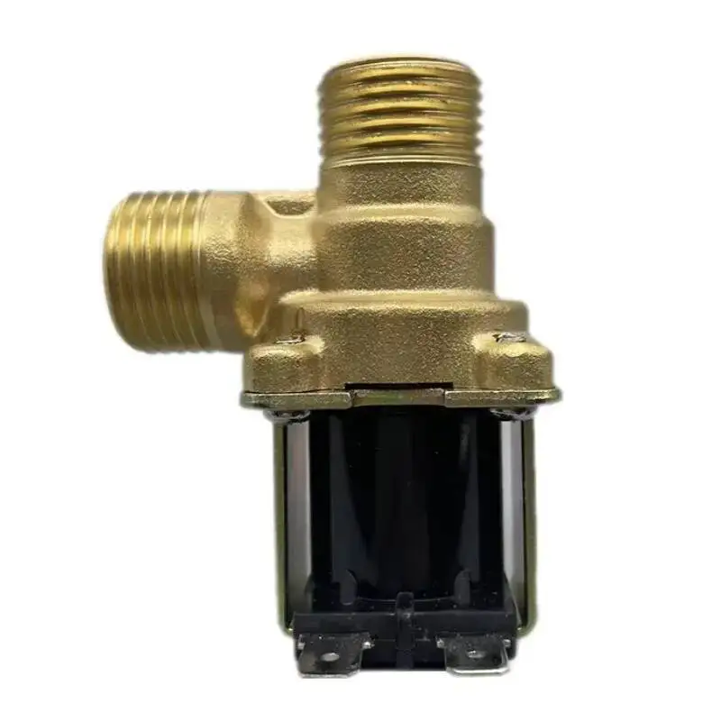 صمام كهربائي نحاسي مغلق عادةً، 220 فولت تيار مستمر 12/24 فولت DN15 G1/2، مفتاح مدخل مع فلتر، صمام مياه في اتجاه واحد #5
