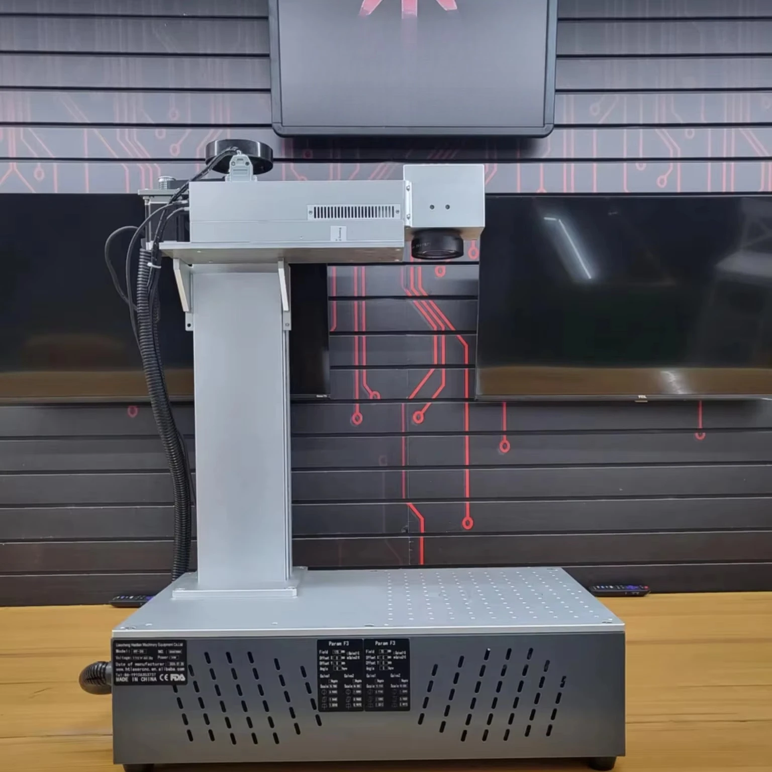 20W M8 Mopa Fiber Laser Supports DXF/PLT/BMP/AI/DWG/DST Formats BJJCZ Control System High Productivity 3-Year Warranty New