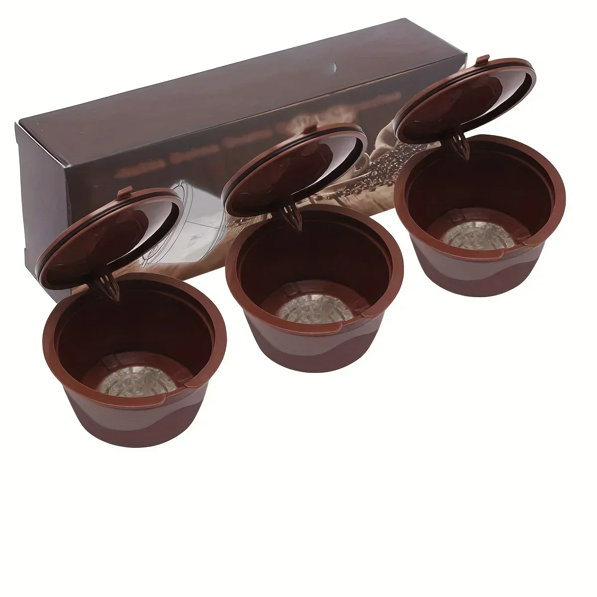 1/3pcs Refillable Coffee Capsules Filter Cup Compatible Taste Adapter Reusable Nescafe Dolce Gusto Machine Pod Compatible Kit