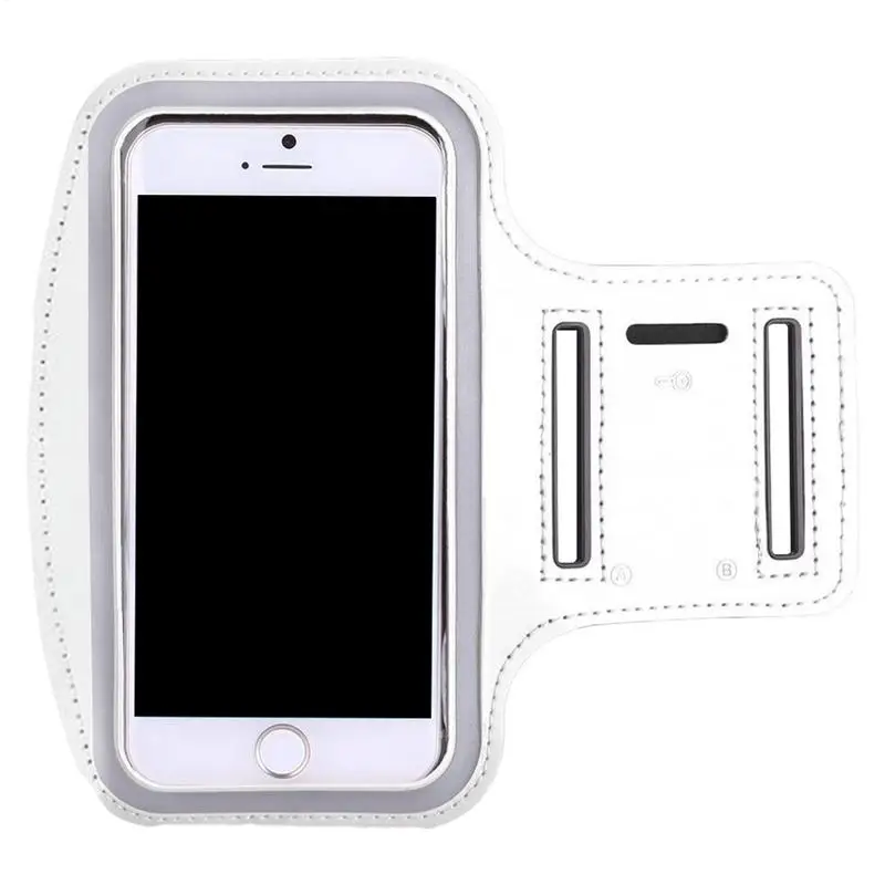 Держатель для телефона для бега Водонепроницаемый браслет для телефона для бега Легкая противоударная сумка для хранения со слотом для ключей Спортивная сумка