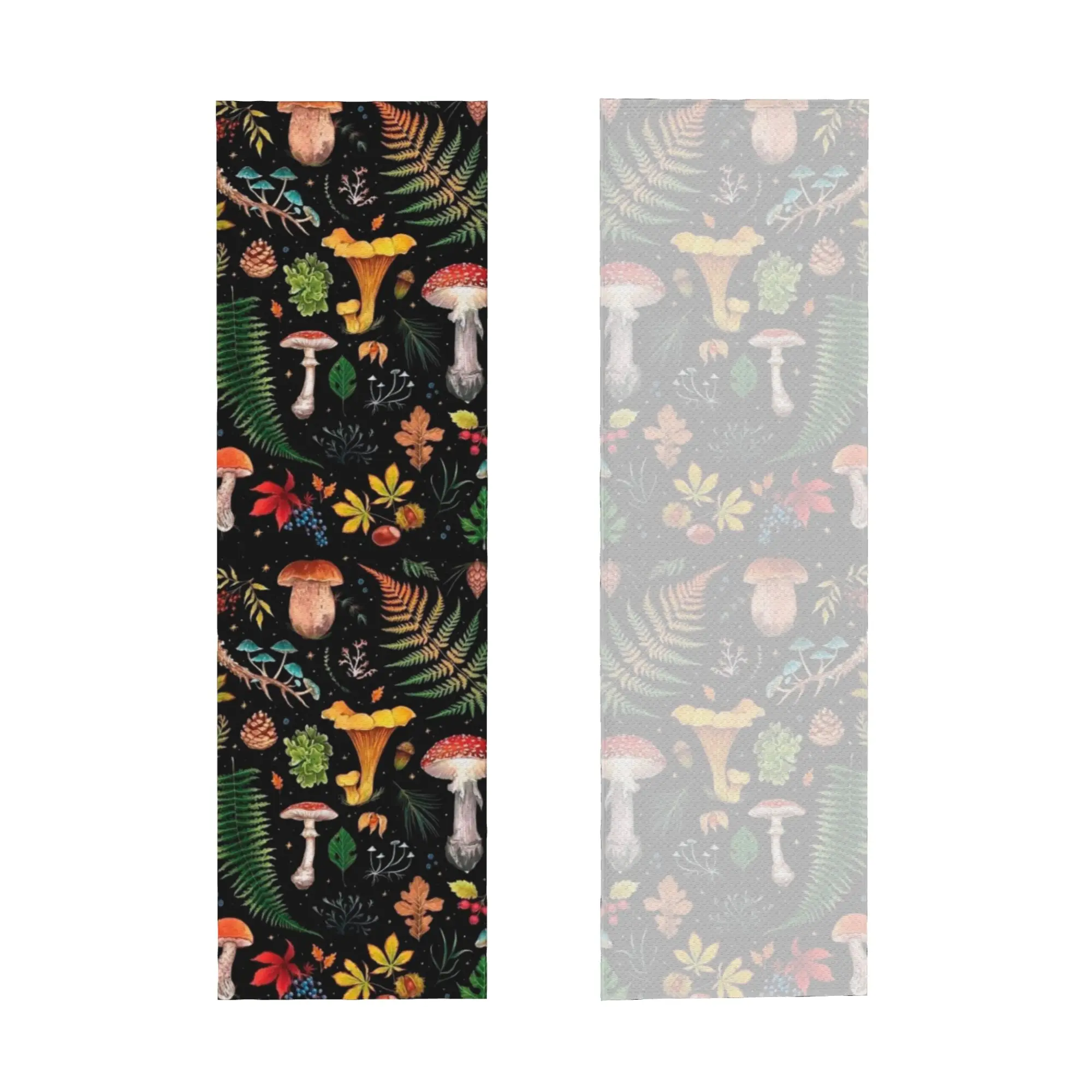 Psychedelic Mushroom Forest Botanical Cold Exercise Towel   Super Soft Breathable Instant Cooling Towel Yoga Towels