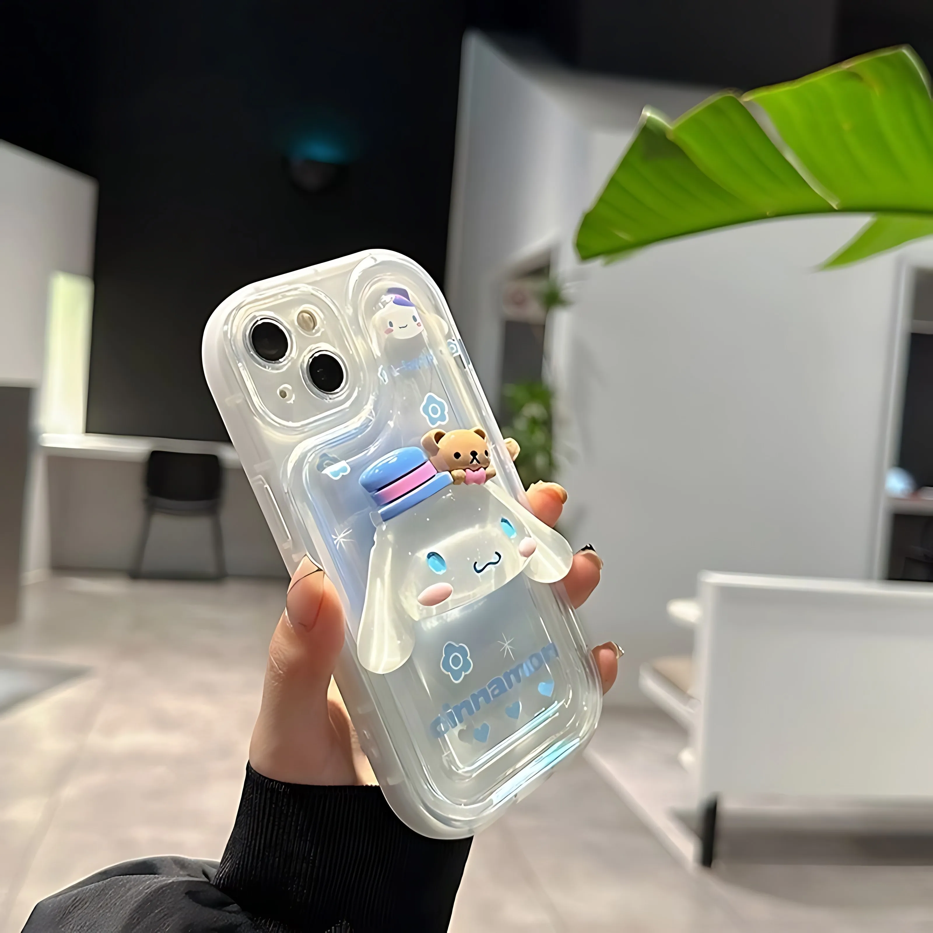 Sanrios Cute Melody With Bracket Phone Case For Samsung Galaxy A55 A35 A15 A54 A34 A24 A14 A13 A73 A53 A33 A23 4G 5G Back Cover - náhled 6