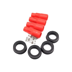 4 /6/8PCS Ignition Coil 1832A025 Rubber Boot With Spring R26397 For Mitsubishi red sheath