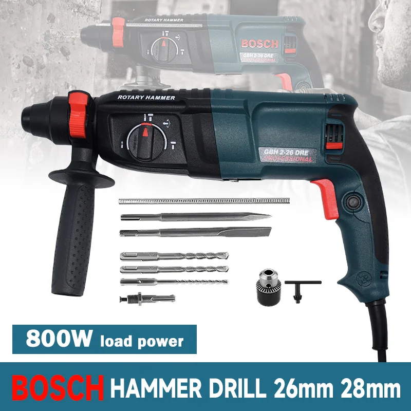 Rotary Hammer Drill Sds Plus 800W - 220V Bulldog Xtreme 1' SDS-plus Rotary