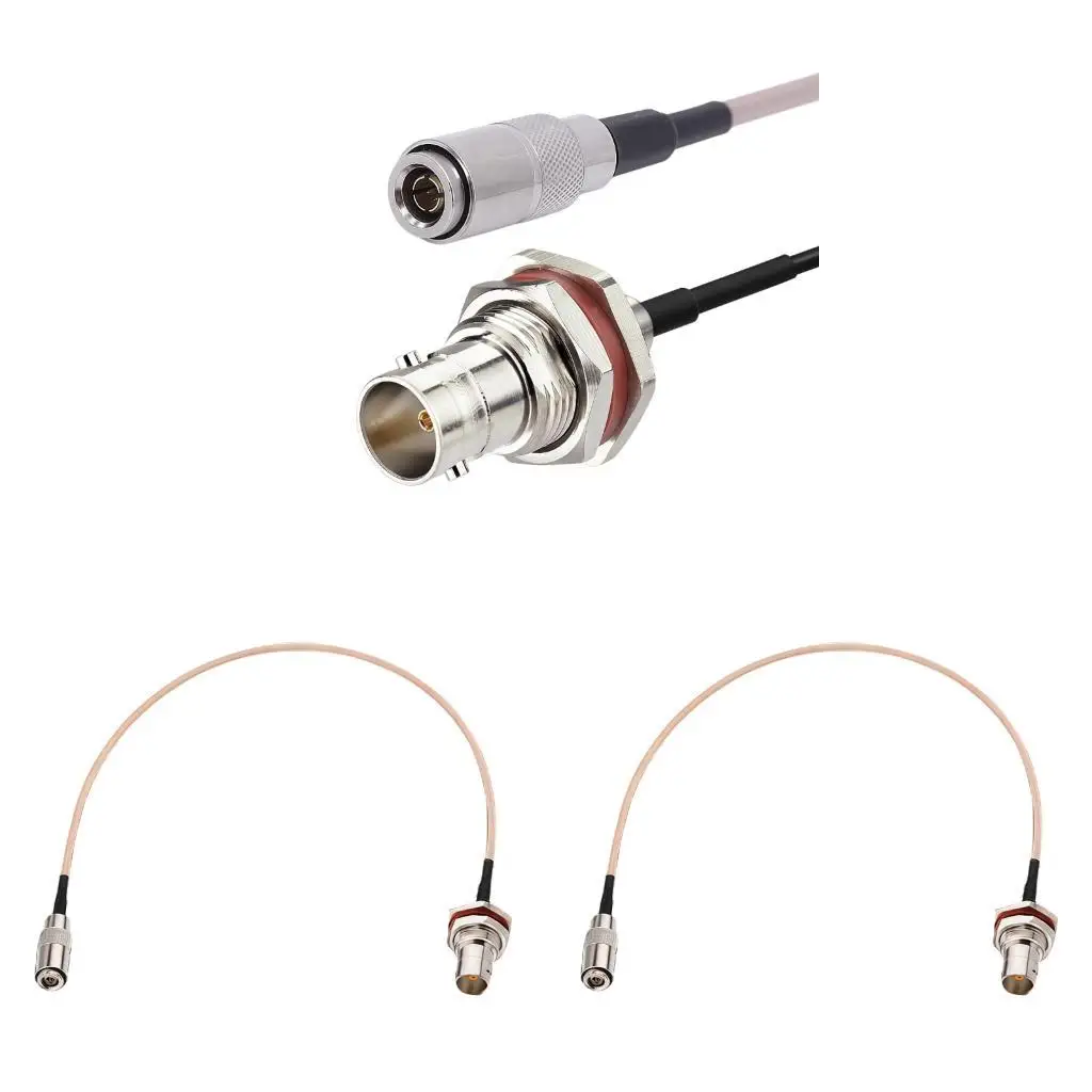 15cm/30cm/100cm Length Choice Converter Cord High Performances DIN 1.0/2.3 To BNC  