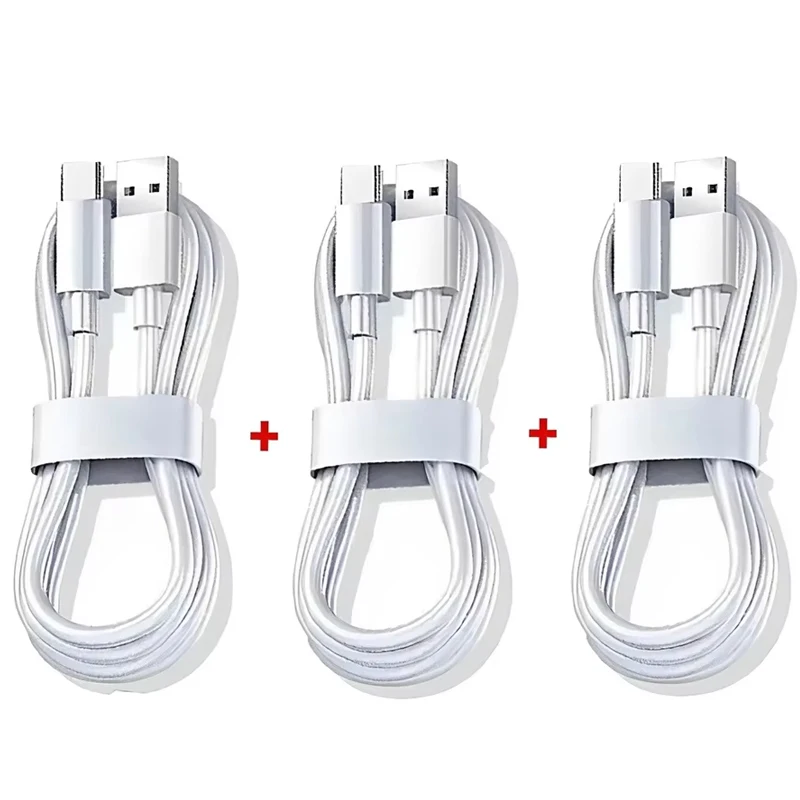 3/1PCS Schnell Ladekabel 120W 10A USB A Zu Typ C Schnelle Ladegerät High-speed Daten transfer Draht Kabel für Samsung Xiaomi Huawei