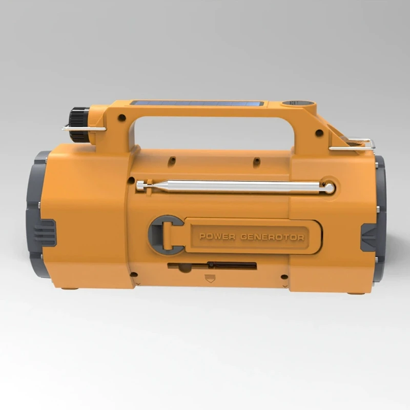 Multi-Function Emergency Radio with AM/FM/SW/ Bands, Large Flashlight, Large Speaker, Hand-Crank Generator-A10G