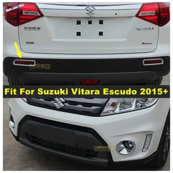 Fit For Suzuki Vitara Escudo 2015 - 2020 Car Chrome Exterior Accessories Front Head Face Fog Lights / Rear Brake Lamp Cover Trim