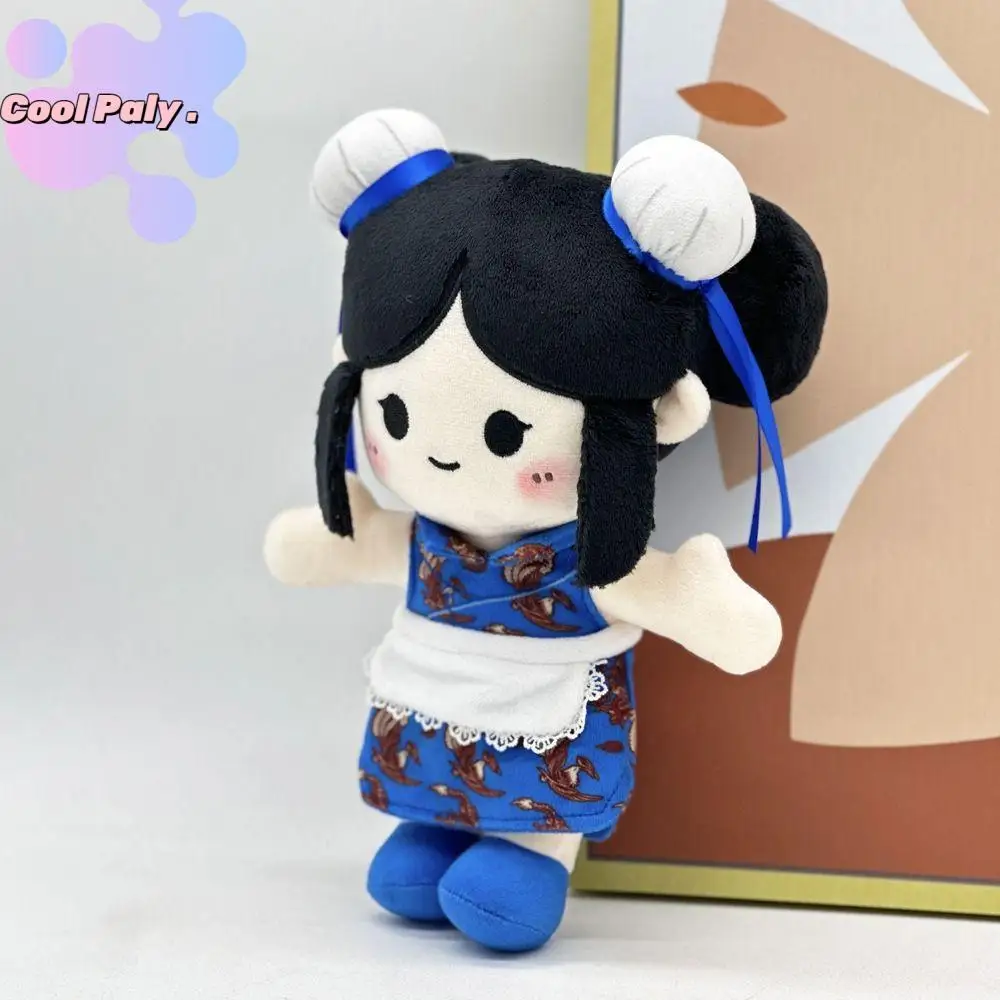 

Chinese Style Cartoon Plush Toy Zhonghua Niang Cute Apron Girl Plush Doll Fun Uniquely Designed Chinese Girl Plush Toy Girl Gift