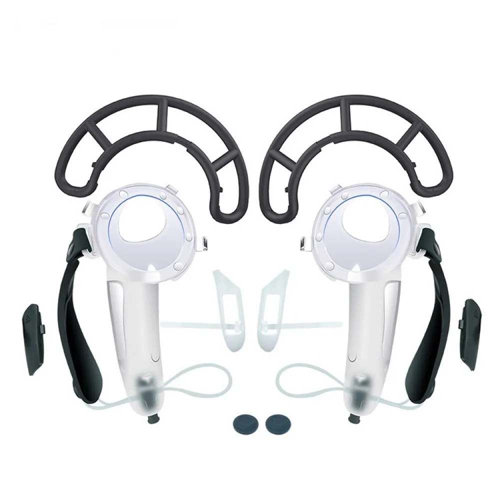 

Handle Cover for Meta Quest 3 Extended Anti-Collision Protective Cover Adjustable Strap VR Accessories