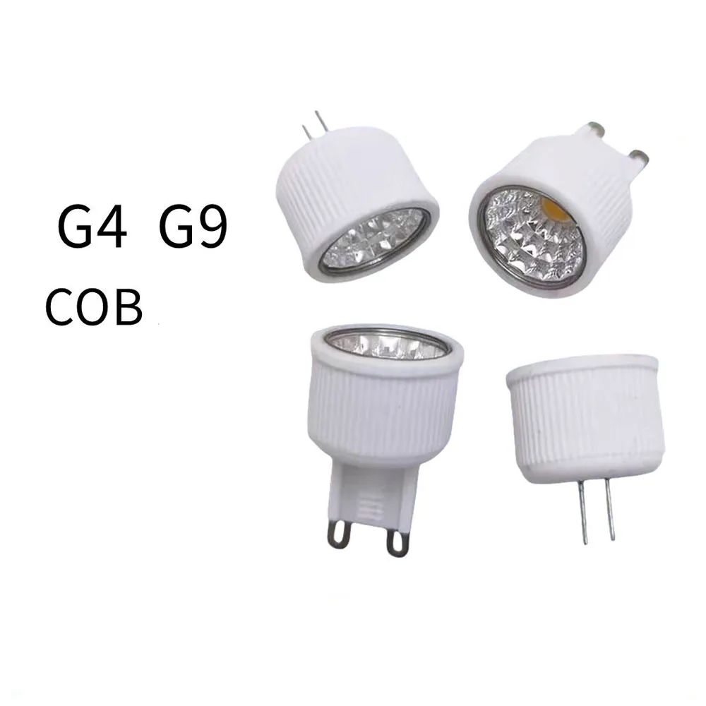 10pcs AC220V G4 G9 Mini Plug Bulb LED Lamp 3000k Nature White 4000k 4500k 6000k Droplight Chandelier Crystal Ceilling Fan Light