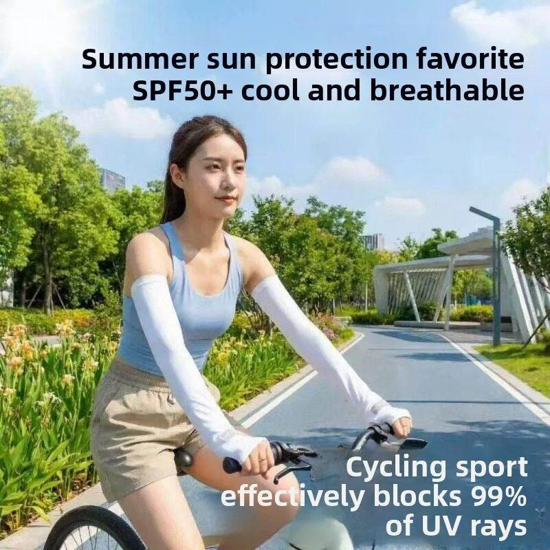 女性用ゴルフアイスシルクスリーブカバー-通気性のある日焼け止め-uv保護アームカバー-学生用アイススリーブ-マルチカラー文字…