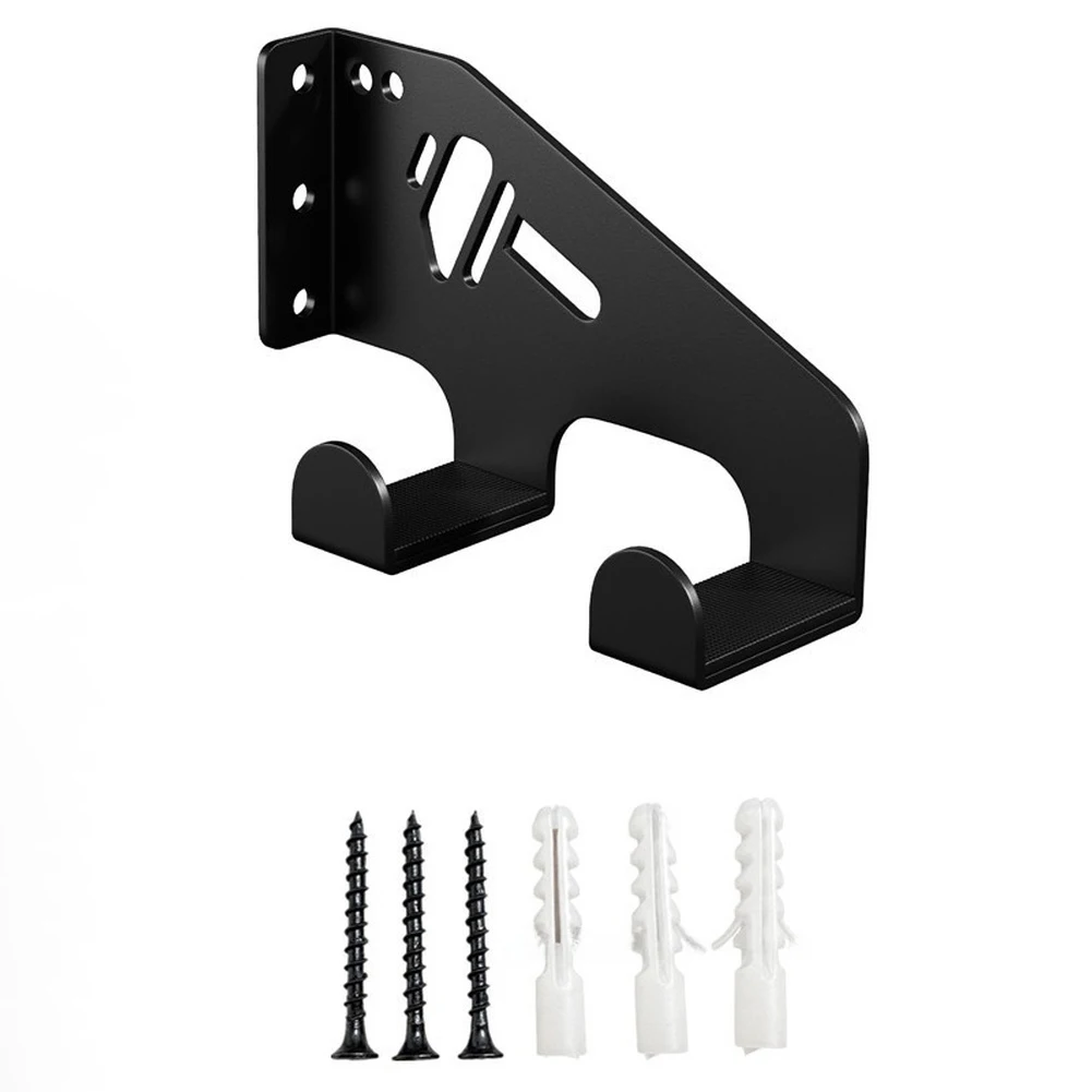 /Black /Iron /Wall Mount Chainsaw Holder Rack For Garage Storage Shed Organization Anti-Slip Protective Hanger Tool Accessories