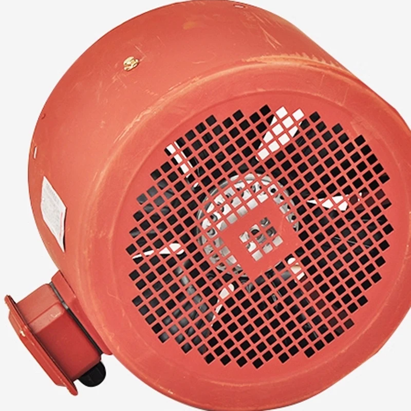 Ventilador de refrigeración del motor de frecuencia variable Ventilador del rotor de enfriamiento Carcasa de acero al carbono Motor sin escobillas Refrigeración de alto volumen de aire