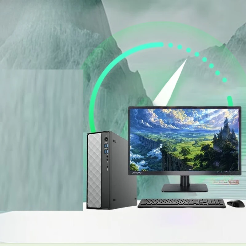 

Office desktop computer host + 21.45 inches