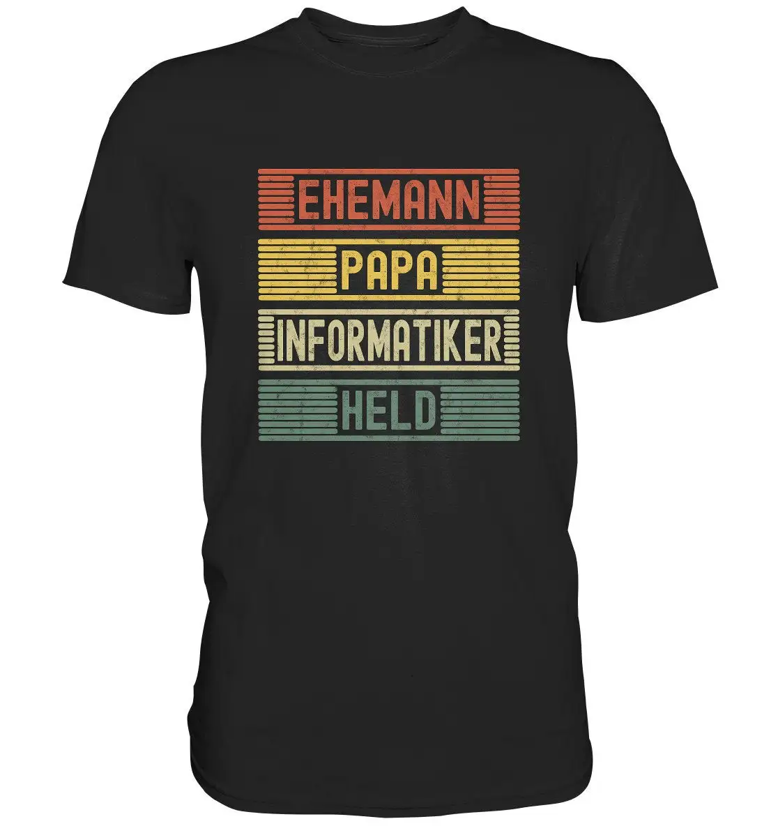 Retro Husband Programmer Dad Hero Computer Scientist Vintage T Shirt