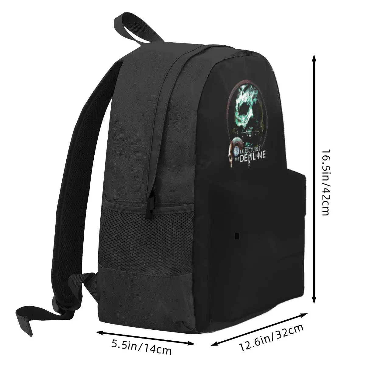 The Dark Pictures Anthology Game Student Backpack School Bag Hiking Travel Daypack for Men Women Bookbag Shoulder Bags