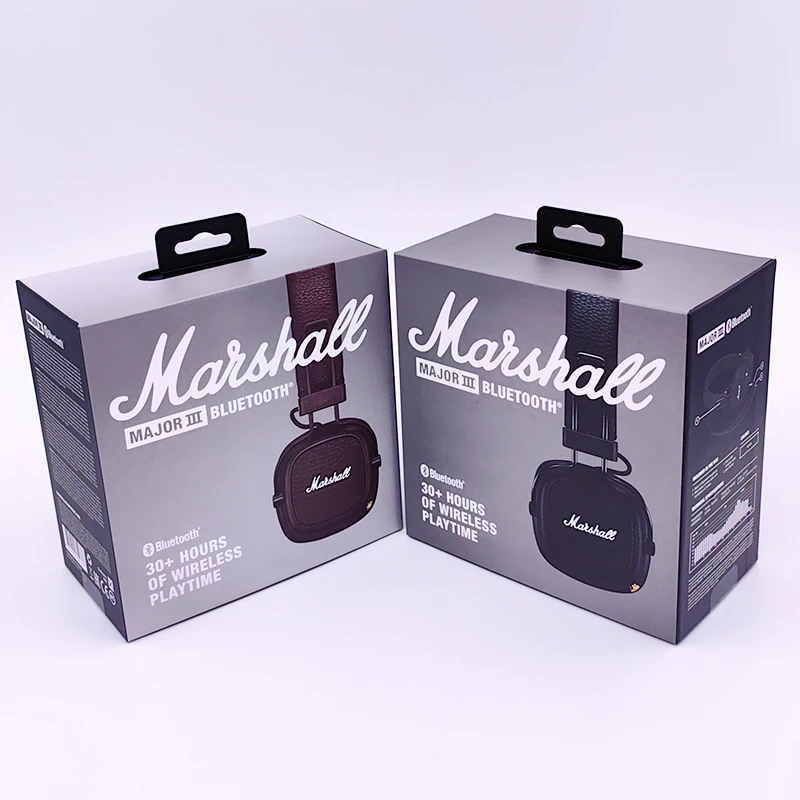 Marshall Major Iii 3 Draadloze/Bedrade Hoofdtelefoon Met Microfoon Deep Bass Gaming Oortelefoons Opvouwbare Sport Rock Muziek Bluetooth Headset