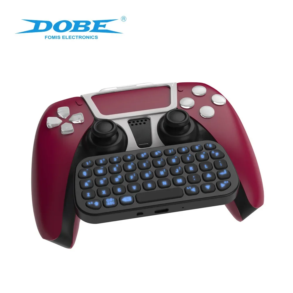 Clavier de jeu sans fil 3.0 avec haut-parleur intégré, manette de jeu Dualwhip, mini clavier, 3.5mm, PS5 PlayStation 5