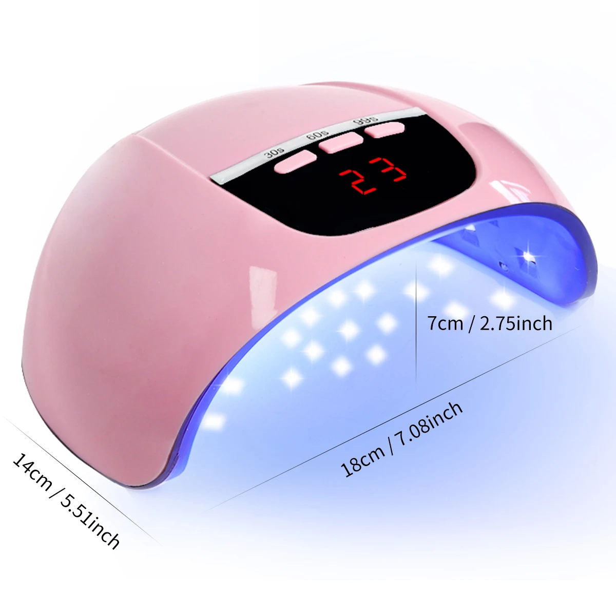 전문 네일 드라이어, 18LED 네일 아트 라이트, 자동 센서 포함, 모든 UV 젤 네일 광택제, 살롱 도구용 네일 드라이어