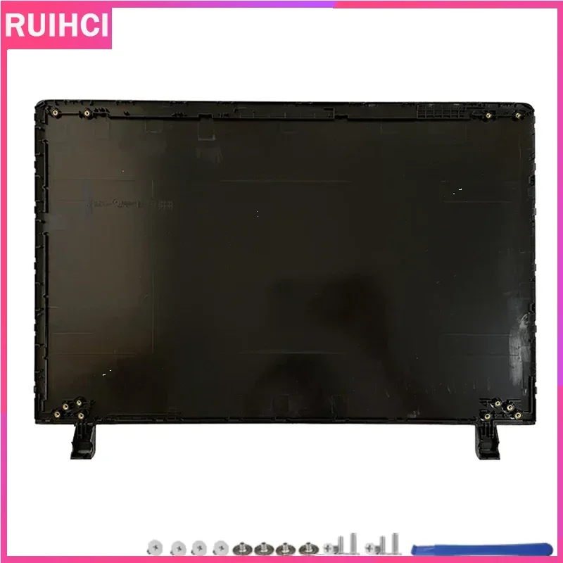 ل Ideapad 100-15 100-15IBY B50-10 كمبيوتر محمول جديد LCD الغطاء الخلفي الإطار الأمامي LCD مفصلات L & R إطار الغطاء الخلفي العلوي الإسكان الأسود