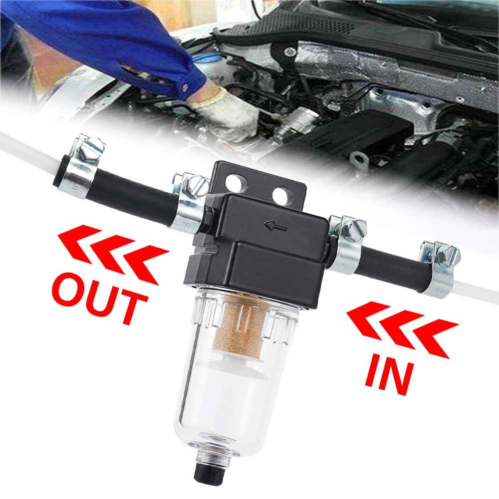 Ensemble de filtres séparateur d'eau et de carburant pour chauffage de stationnement Diesel, adapté aux radiateurs Diesel 12V/24V 2-8kw, voitures, camions, navires, usage domestique
