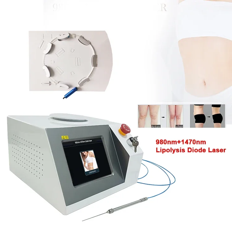 980nm 1470nm machine Anti-cellulite 1470nm  Surgery Slimming 980nm diodo Machine