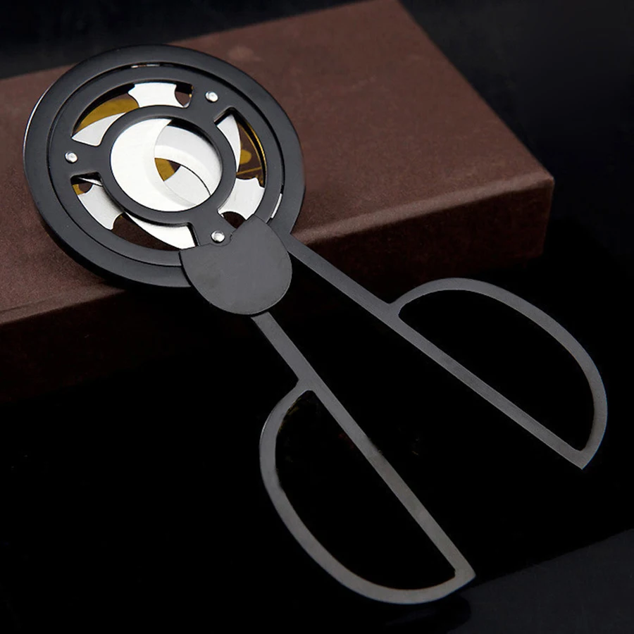 Cuba Cigar Cutter Guillotine Puncher Scissors Knife Stainless Steel 3 Sharp Blades Cutting Accessories Gold Plated
