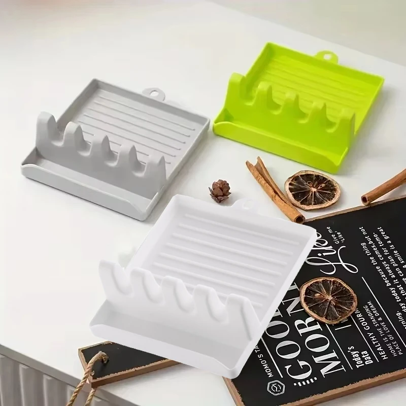 Paint Brush Pad White Plastic 4 Slots Stand For Watercolor Oil Acrylic Drip Tray Pad Organizer Drip Tray Pad Drip Tray Stand Pad