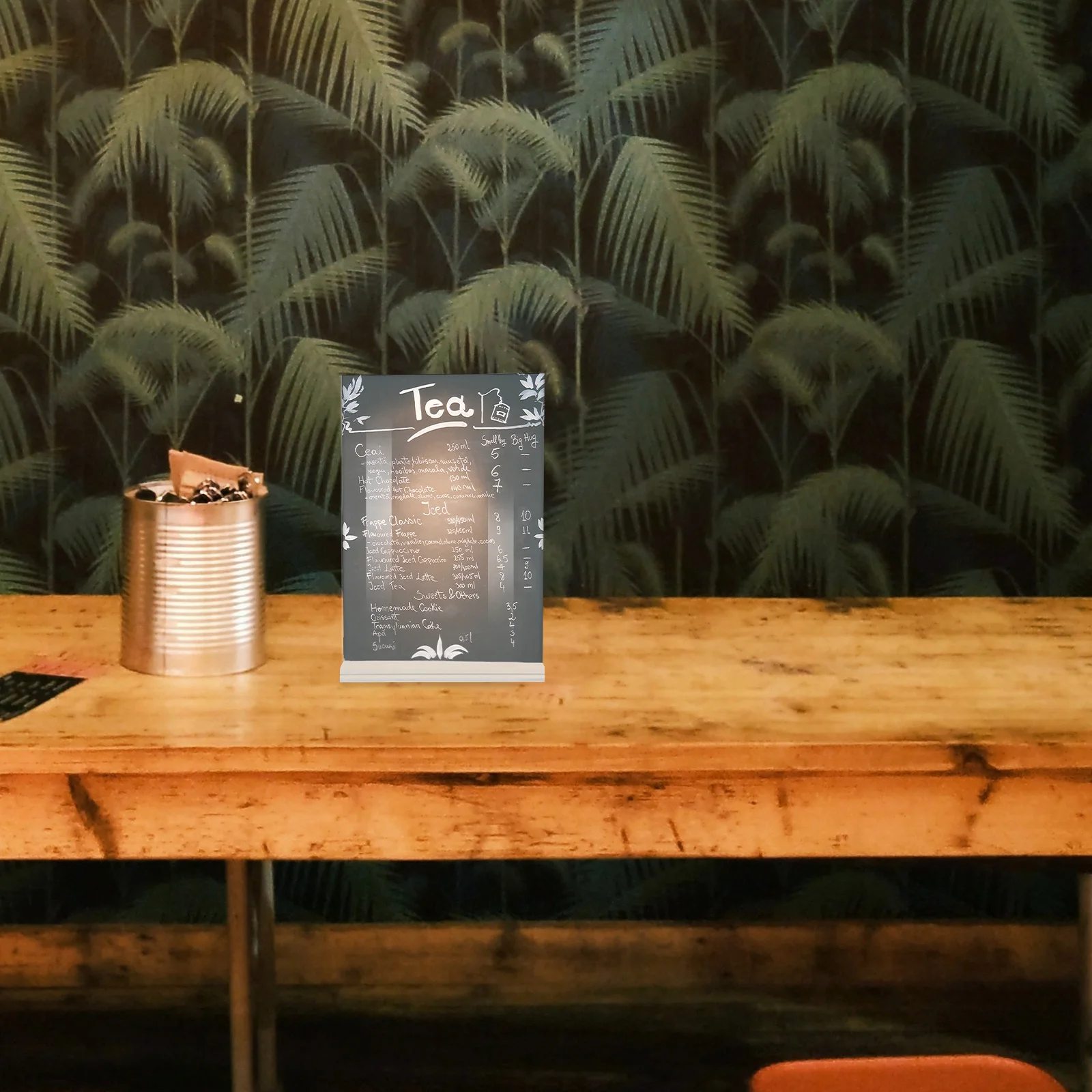 

4Pcs High Transparency Acrylic Table Signs Clear Display Holders for Posters Menus Tags Hotels Weddings Restaurants Office