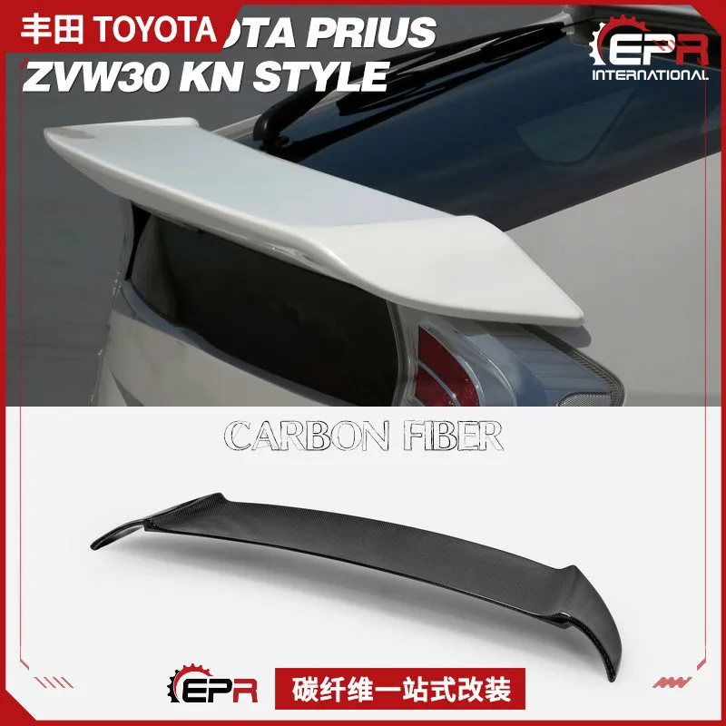 

Подходит для Toyota Prius серии ZVW30, модель KN с фиксированным ветровым крылом из углеродного волокна, неразрушающее дополнение крыла утиного хвоста.