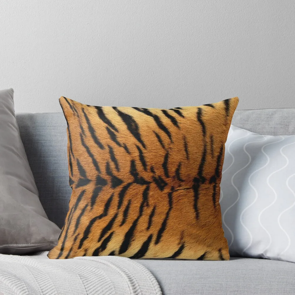 

Tiger Skin Print Throw Pillow Room decorating items Decorative Cushion Cover ornamental pillows for living room