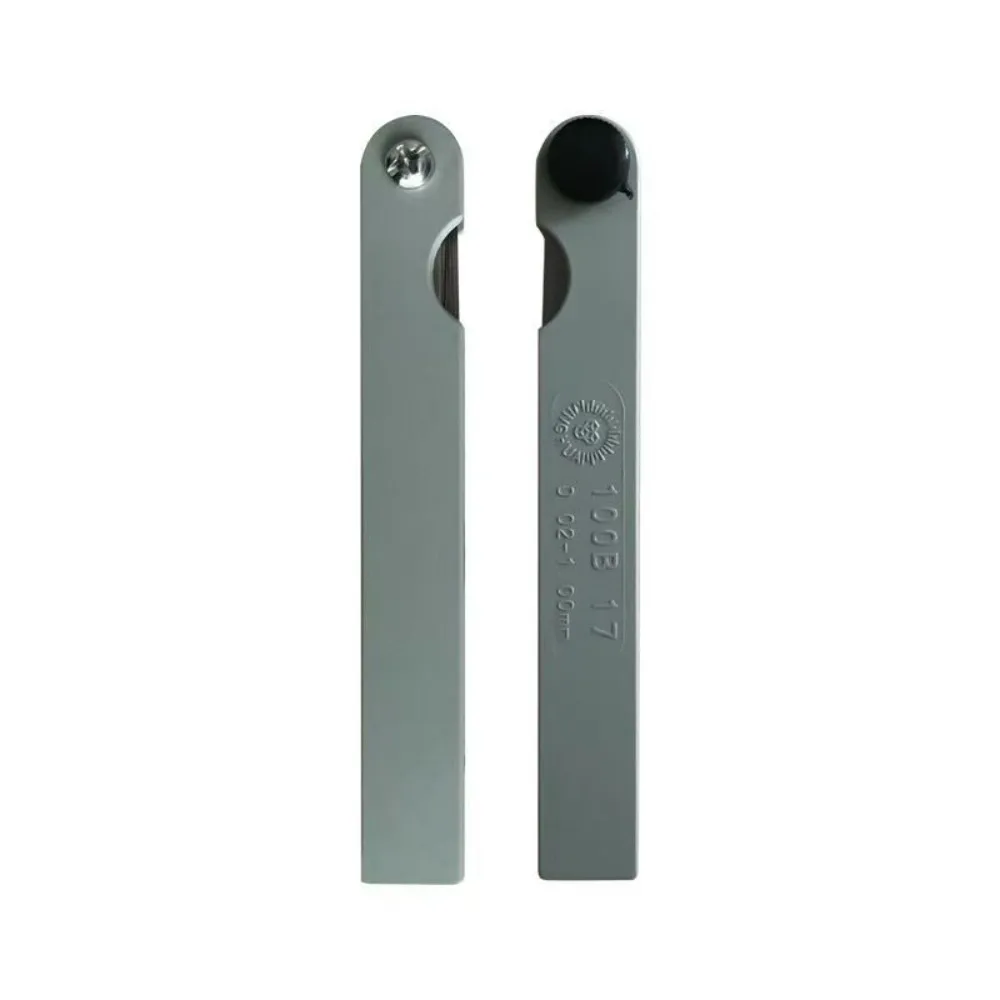 17 Blades Feeler Gauge 0.02-1.00mm Feeler Gauge Metric Gap Filler Gage Measurment Tool for Engine Valve Adjustment Tire Repair - Detail 1