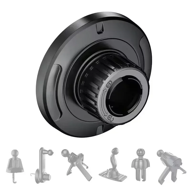 อุปกรณ์เสริมสำหรับที่ยึดโทรศัพท์ในรถยนต์แบบแม่เหล็ก MagSafe ที่ใช้ได้กับทุกยี่ห้อ  อะไหล่ที่ยึดโทรศัพท์ในรถยนต์แบบแม่เหล็ก เหมาะสำหรับฐานหัวบอลขนาด 17 มม. แม่เหล็กยึด GPS