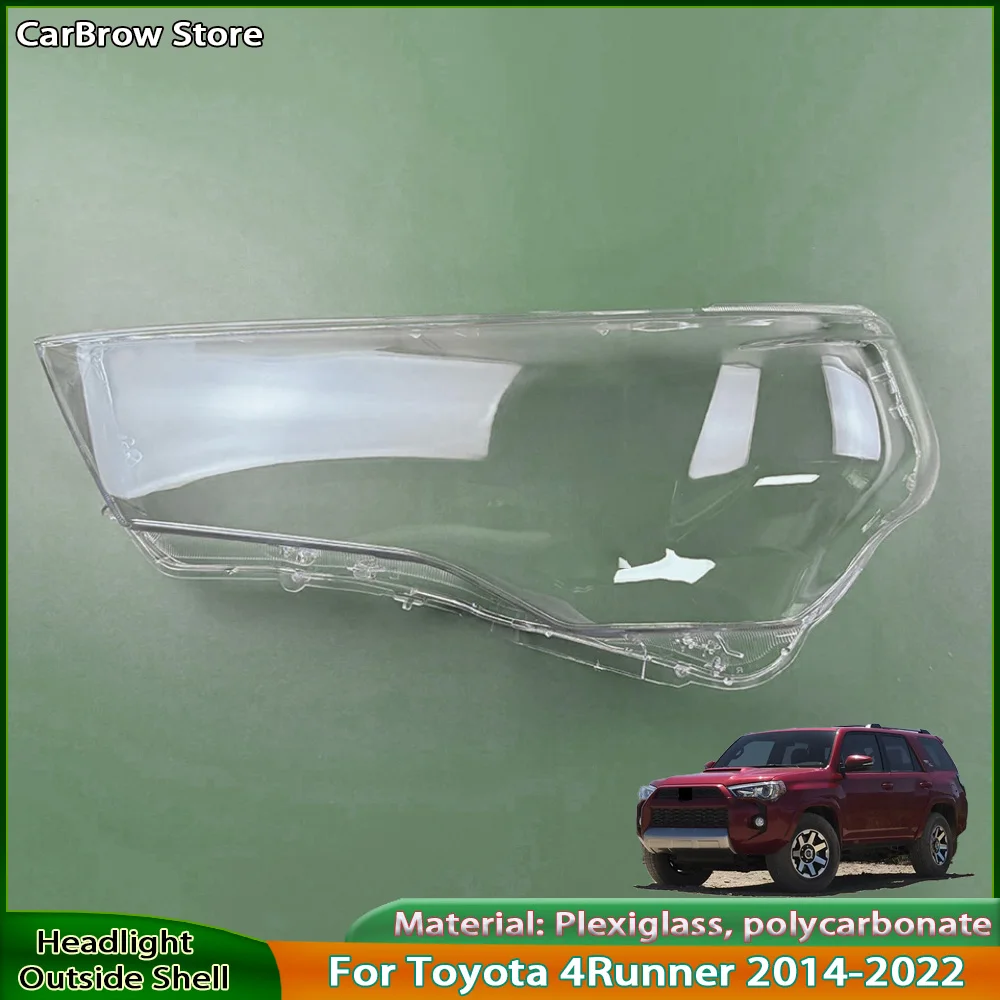 

Headlight Shell Lens Auto Replacement Parts For Toyota 4Runner 2014-2022 Front Headlamp Cover Transparent Mask Lamp Shade