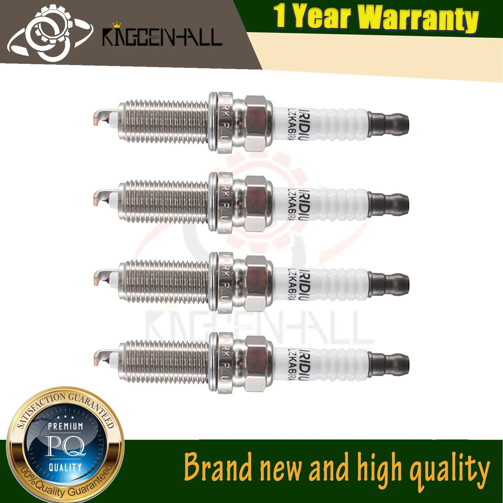 0 242 129 508 11182-82Z01 4pcs Iridium Spark Plug Compatible with NISSAN MARCH NOTE 1.2L DACIA LOGAN CITROËN C1 1.0L C2 C3 1.4L