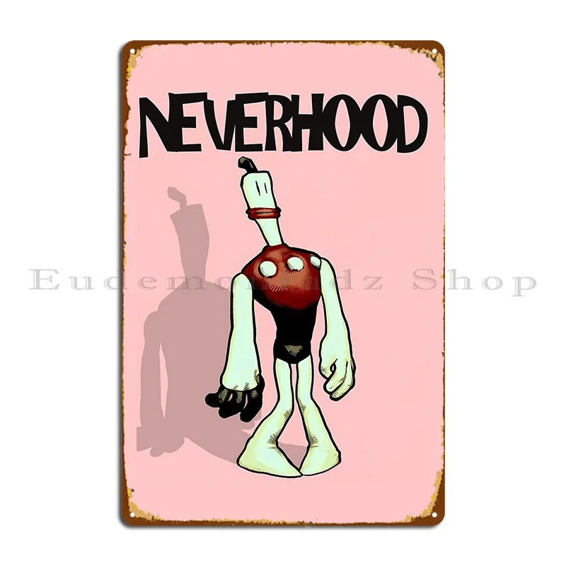 The Neverhood Claymen минималистская видеоигра настенное Искусство Видео игра художественная металлическая картина персональный кинотеатр настенный Декор Пещера