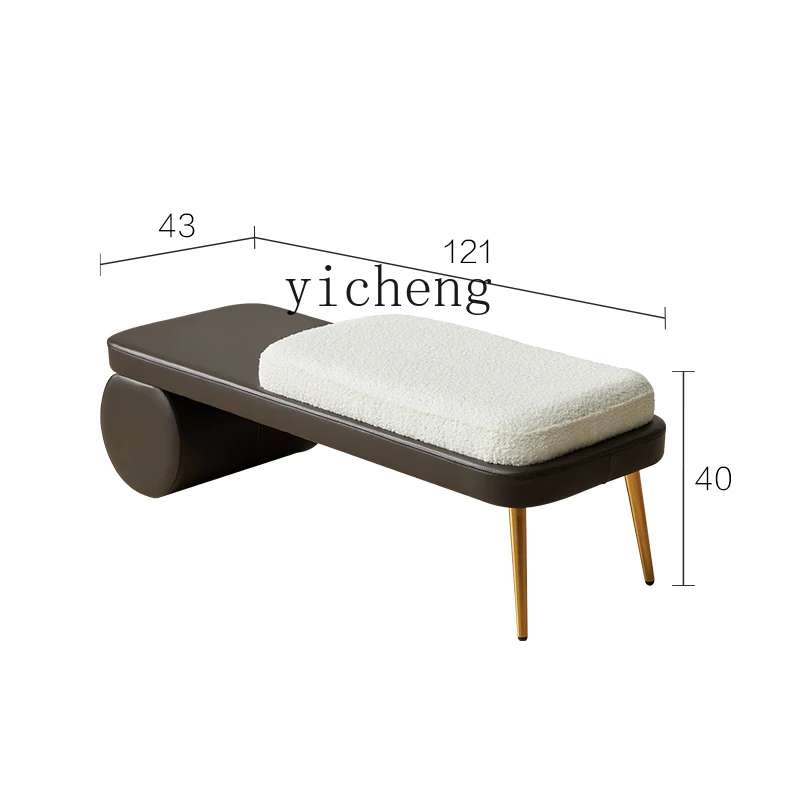 ZC Modern Shoe Changing Stool Home Stool Bench Hallway Living Room Balcony Low Stool