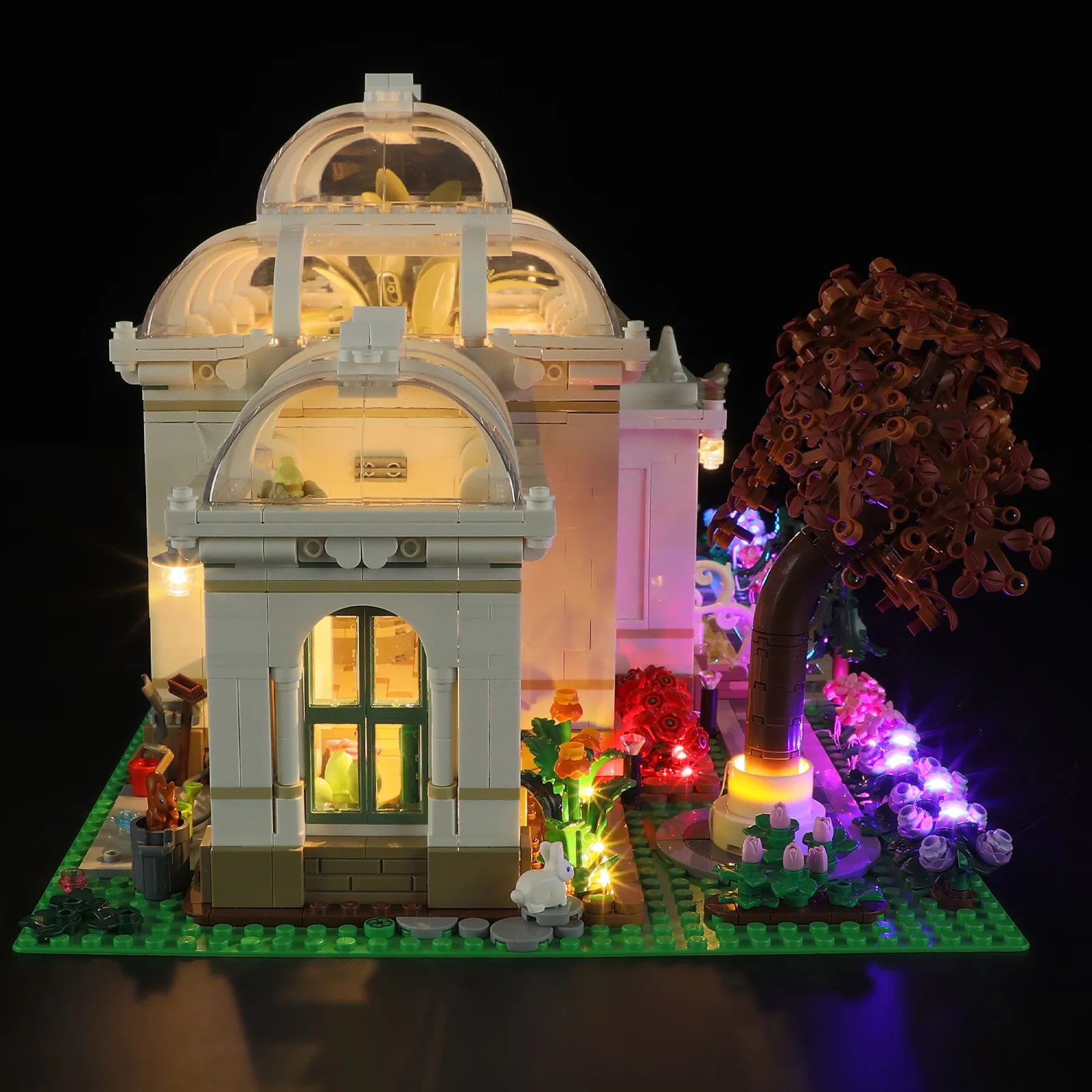 (Only LED Light No Bricks) 21353 The Botanical Garden Ideas (Not Include Building Blocks Bricks Kits Sets Model)