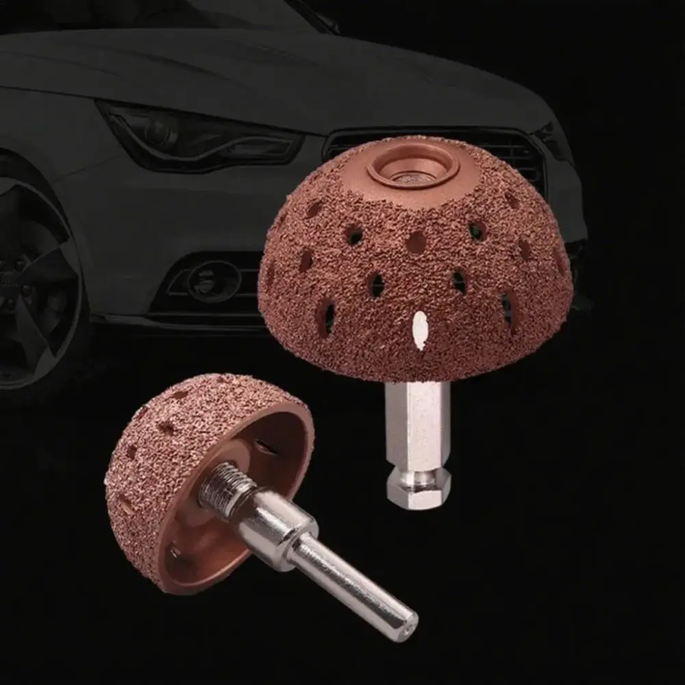 Carbide Rasp Tire Repair Tool Tungsten Alloy Coarse Grit Tire Tool High-Speed Low-Speed Bowl Type Patch Tool Tire Repair Works