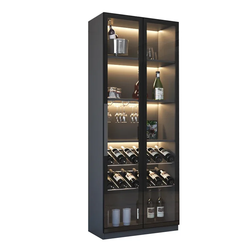 Kitchen Corner Wine Cabinets Home Display Wall Living Room Racks Storage Estante Vinos European Wine Cabinets Furniture QF50JG