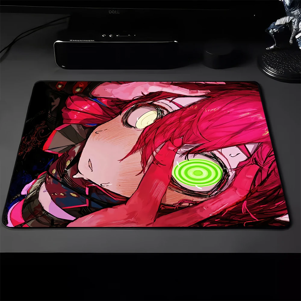 Anime Girl Mouse Pad Gamer E-Sports Gaming Mousepad Balance Mouse Mat tappetino da scrivania per Computer tappetino per tastiera con stampa HD tappetini da tavolo Premium