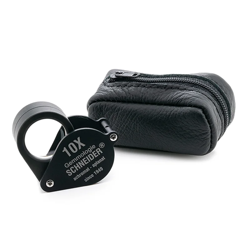 Original Harald Schneider L1 Super 10X Gem Loupe 20mm Achromatic Aplanatic Triplet Lens German Diamond Grading Magnifier