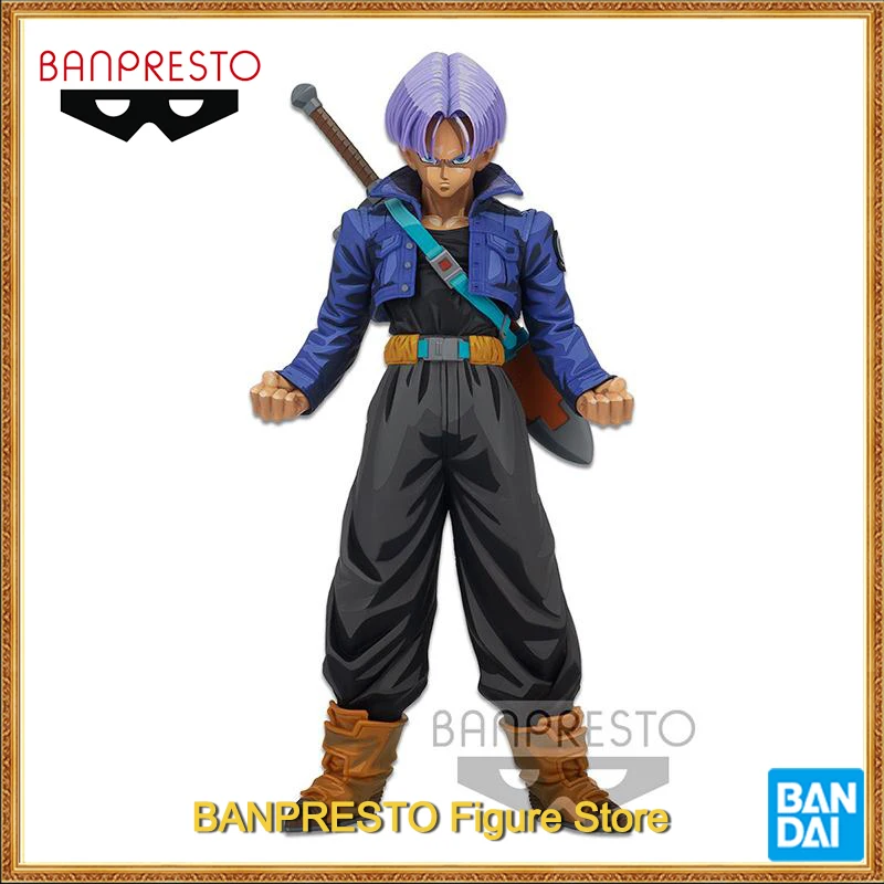 In Stock Bandai Original Banpresto Dragon Ball Z MSP Trunks Anime Characters Figures Collection Action Model Toy