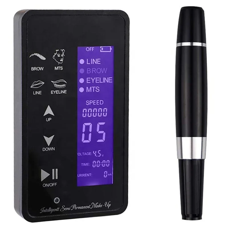 

JIDRAGON Mini PMU Machine - Digital Rechargeable Pen for Permanent Makeup | Ultra-Portable Micropigmentation Device