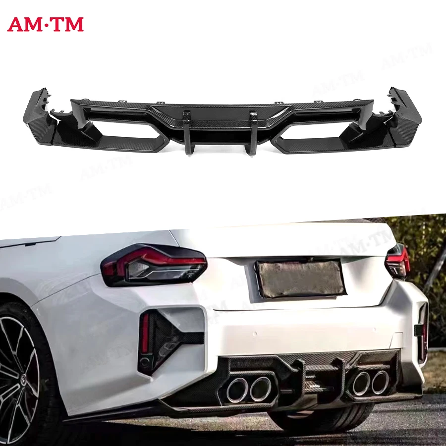 

Спойлер-диффузор из сухого карбона для заднего бампера BMW M2 G87 2023+, элементы обвеса, автомобильные аксессуары