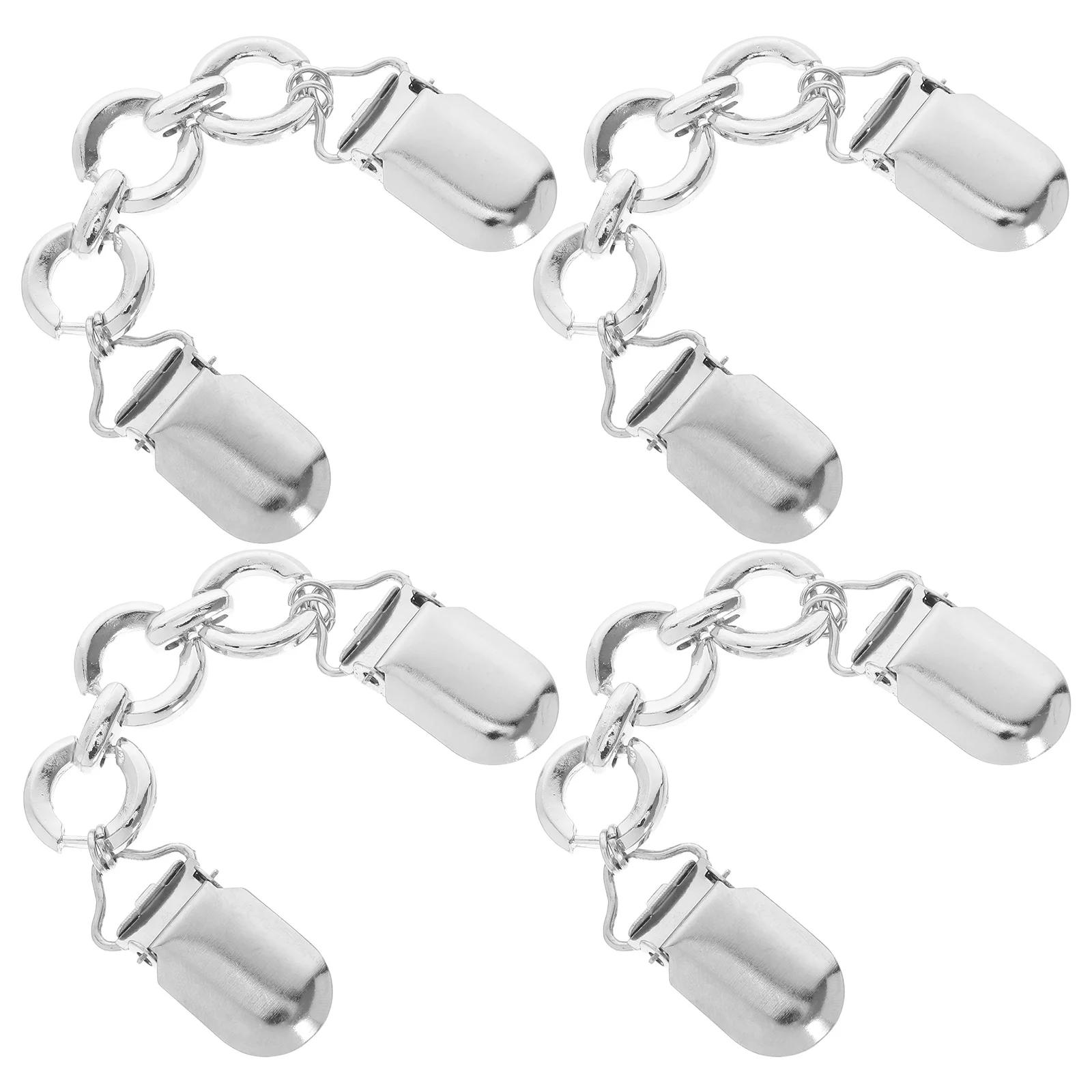 

4pcs Round Sweater Clips For Women Cardigan Collar Buckle Shawl Scarf Clasp Dress Cinch T-Shirt Clip Clothing Accessories