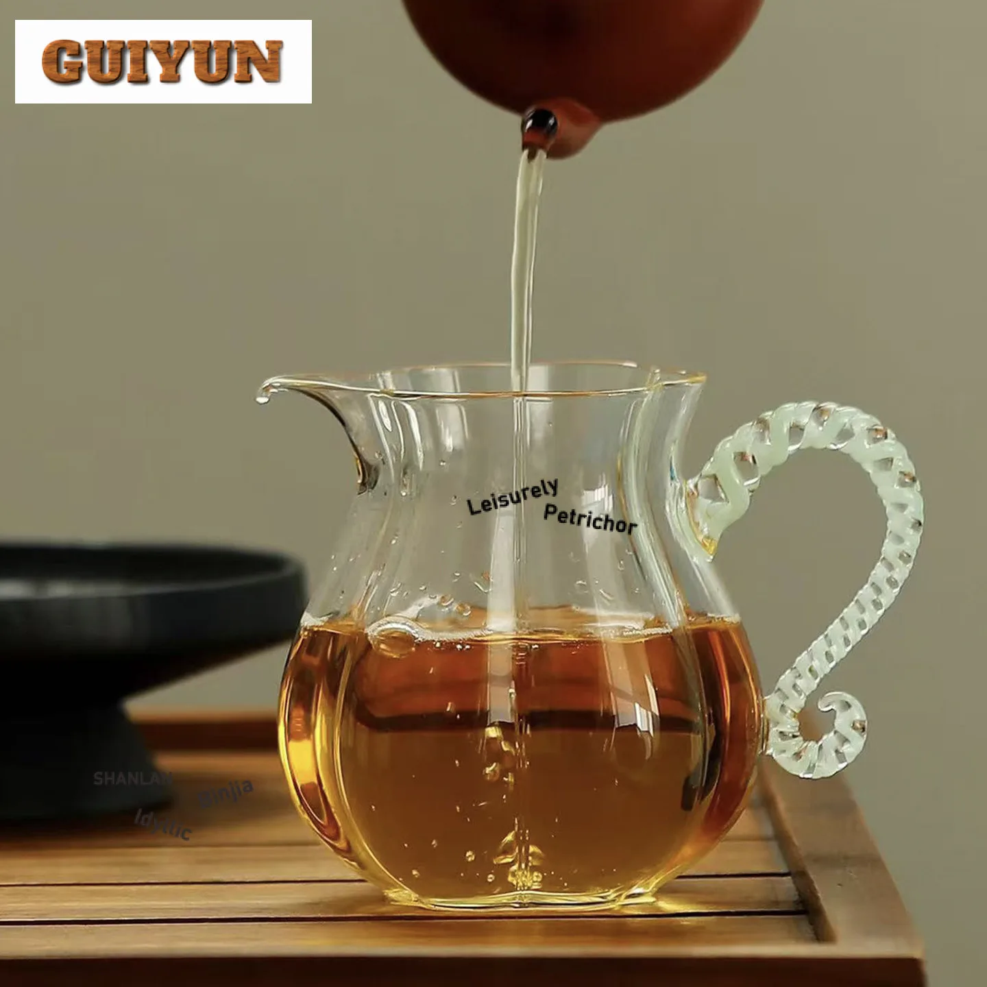 310ml Glass Tea Pitcher Zen Divide Tea Fair Cup Serving Cup Cha Hai Dispenser Justice Cup Puer Fair Mug For Tea Accessories