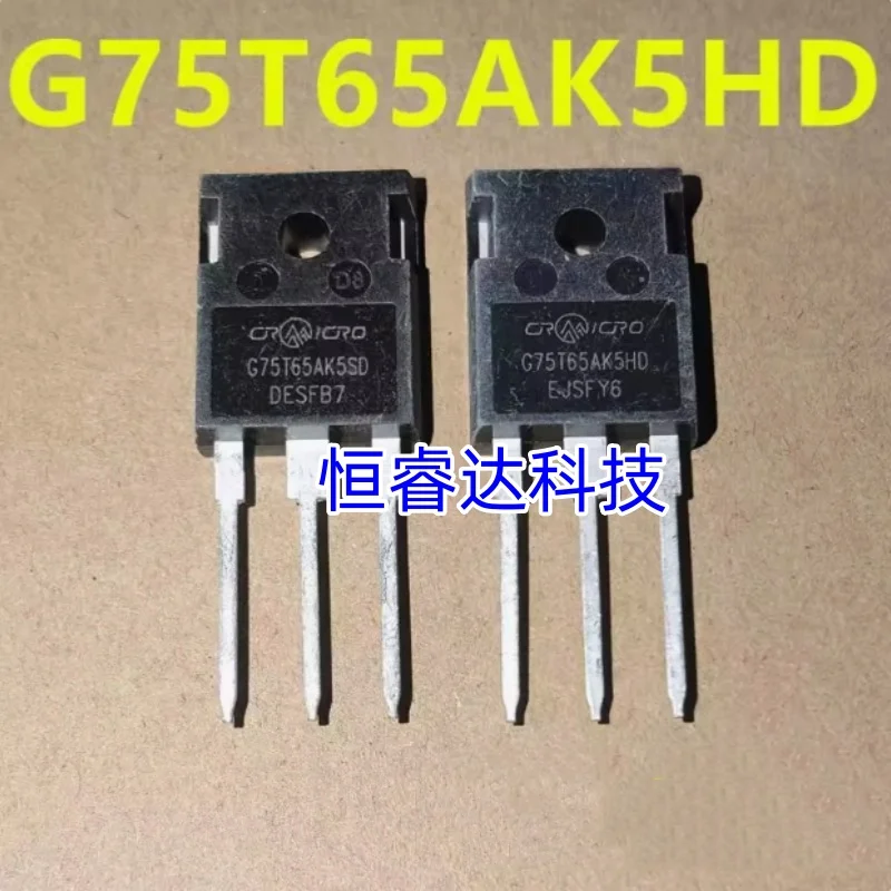 10個-ロット-100-新品オリジナル-crg75t65ak5hd-g75t65ak5hd-to-247-g75t65-75t65-fs-igbtトランジスタ-650v-75a